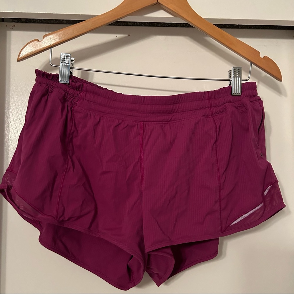 Lululemon hotty hot shorts royal plum